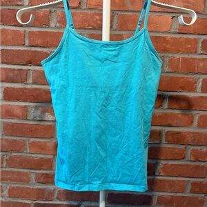 Turquoise Spaghetti Strap Tank Top